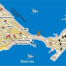 Hartile statiunilor din Bulgaria - Nessebar