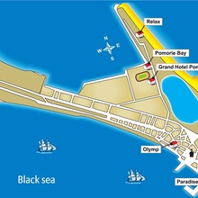 Hartile statiunilor din Bulgaria - Pomorie