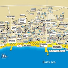 Hartile statiunilor din Bulgaria - Sunny Beach