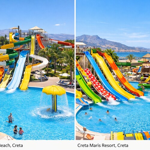Vacanță în Creta la hoteluri cu aquapark